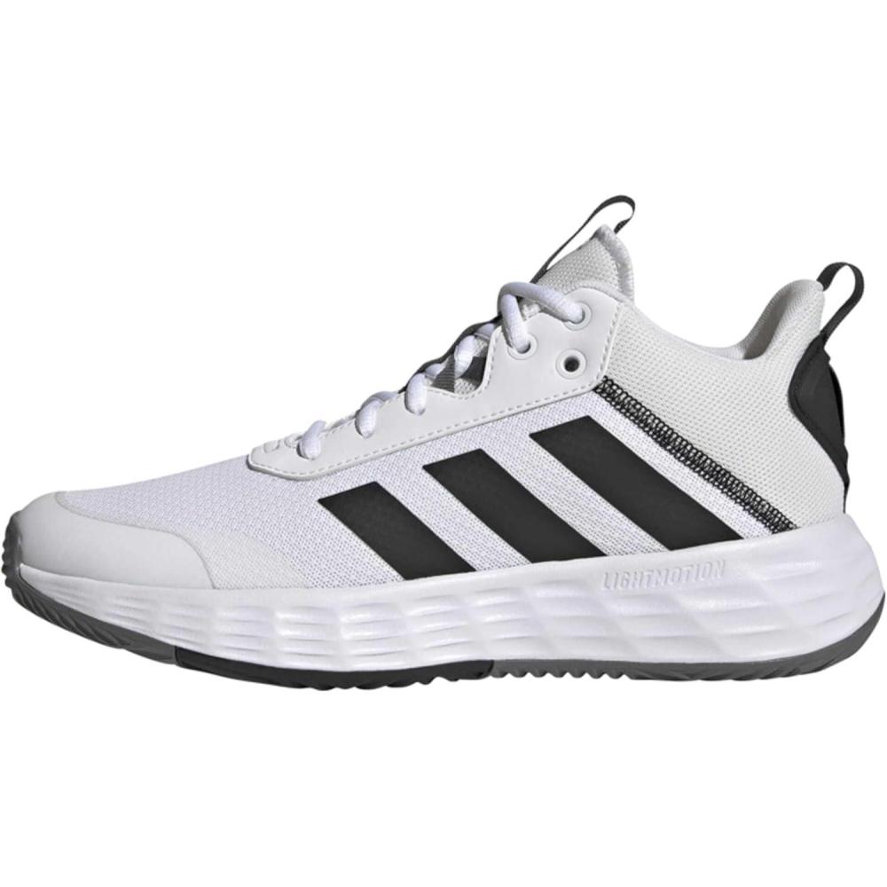 imageadidas Mens Ownthegame Basketball ShoeCloud White Core Black Grey Four