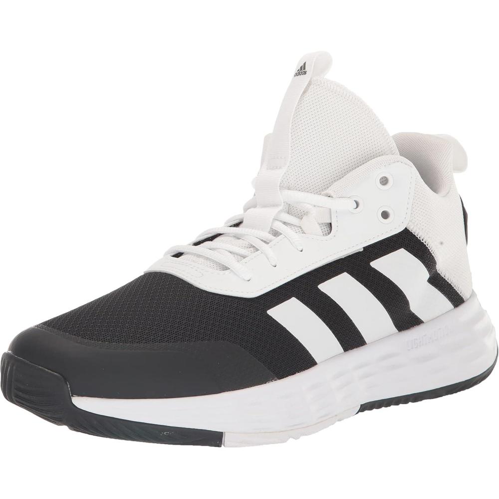 imageadidas Mens Ownthegame Basketball ShoeWhiteWhiteCore Black