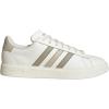imageadidas Mens Grand Court 20 Tennis ShoeWhitePutty BeigeWonder Alumina