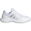 imageadidas Womens Gamecourt 2 WSneakerWhiteSilver MetallicWhite