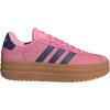 imageadidas Womens Vl Court Bold SneakerBliss Pink Dark Blue Gold Metallic