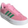 imageadidas Womens Vl Court Bold SneakerBliss PinkGreenWhite