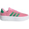 imageadidas Womens Vl Court Bold SneakerBliss PinkGreenWhite