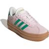 imageadidas Womens Vl Court Bold SneakerClear PinkCourt GreenChalk White