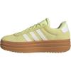 imageadidas Womens Vl Court Bold SneakerIce YellowOff WhiteLucid Lemon