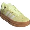 imageadidas Womens Vl Court Bold SneakerIce YellowOff WhiteLucid Lemon