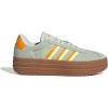 imageadidas Womens Vl Court Bold SneakerLinen GreenCrew OrangeYellow