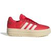 imageadidas Womens Vl Court Bold SneakerPure RubyOff WhiteBetter Scarlet