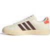 imageadidas Mens Grand Court 20 Tennis ShoeOff WhiteAurora RubySemi Impact Orange