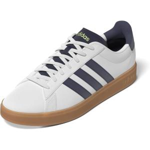 imageadidas Mens Grand Court 20 Tennis ShoeFootwear WhiteShadow NavyGum