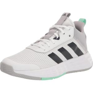 imageadidas Mens Ownthegame Basketball ShoeWhiteBlack Blue MetallicPulse Mint