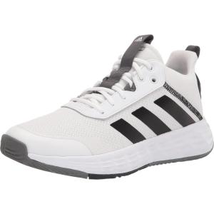 imageadidas Mens Ownthegame Basketball ShoeWhiteBlackGrey