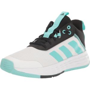 imageadidas Mens Ownthegame Basketball ShoeWhiteFlash AquaCore Black
