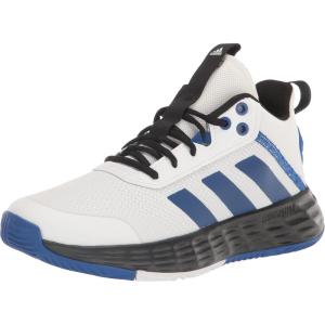 imageadidas Mens Ownthegame Basketball ShoeWhiteTeam Royal BlueCore Black