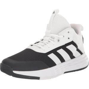 imageadidas Mens Ownthegame Basketball ShoeWhiteWhiteCore Black