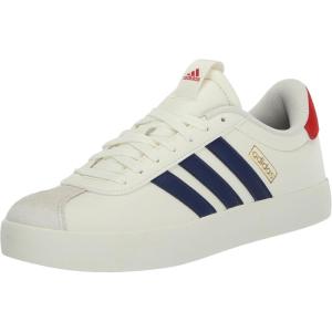 imageadidas Womens VL Court 30 SneakerOff WhiteDark BlueBetter Scarlet