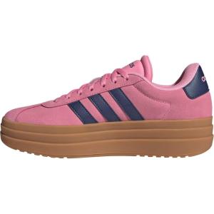 imageadidas Womens Vl Court Bold SneakerBliss Pink Dark Blue Gold Metallic