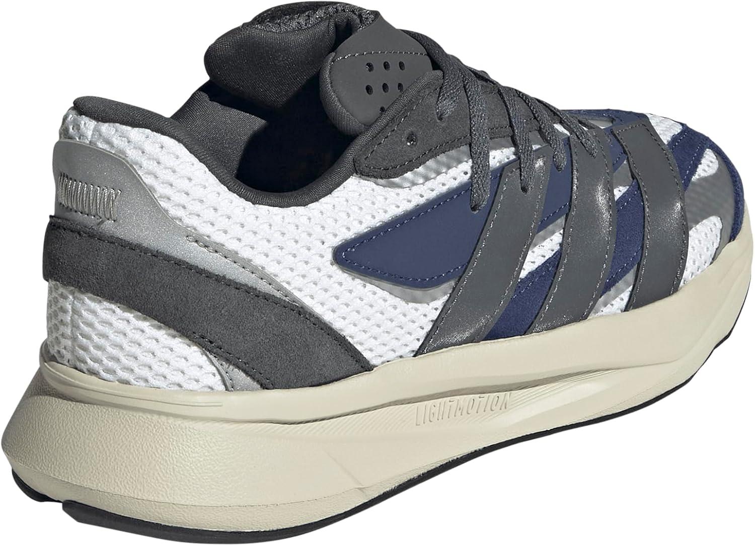 imageadidas Boys Lightblaze Lace Up SneakersWhiteDark BlueGrey