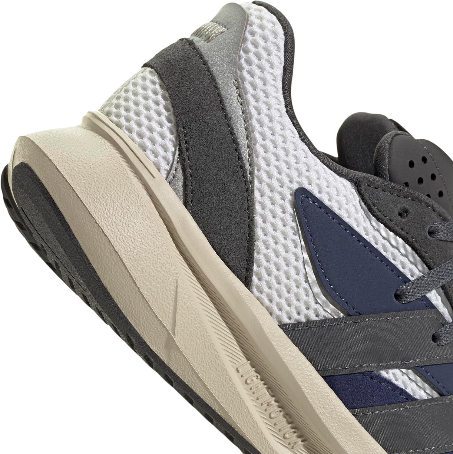 imageadidas Boys Lightblaze Lace Up SneakersWhiteDark BlueGrey