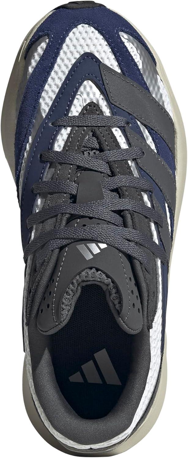 imageadidas Boys Lightblaze Lace Up SneakersWhiteDark BlueGrey