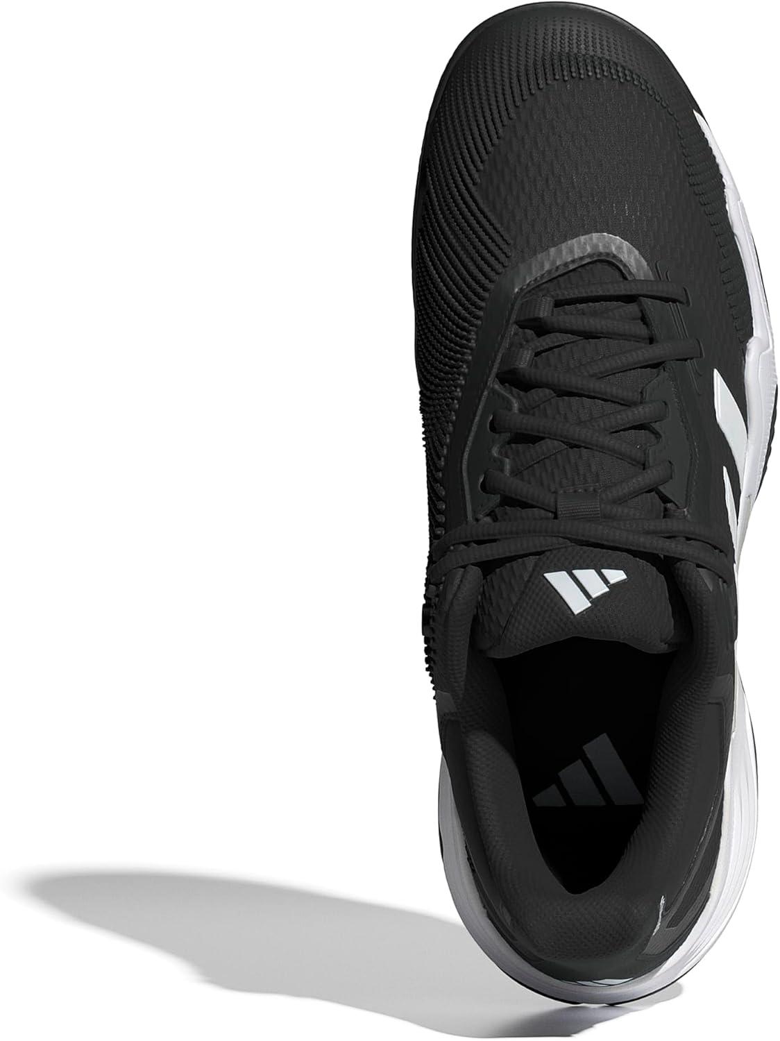 imageadidas Mens Solematch Control 2 SneakersBlackWhiteSilver Metallic