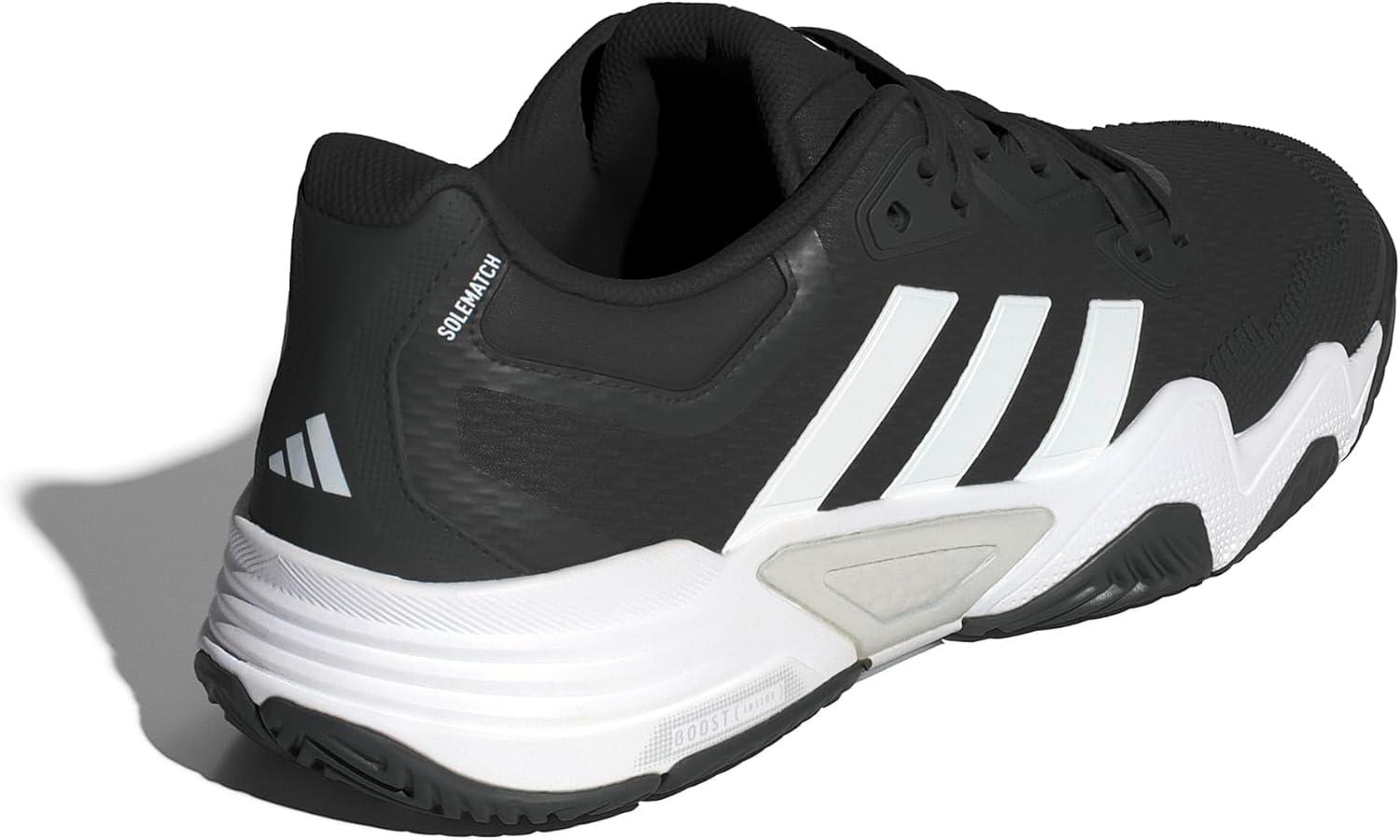 imageadidas Mens Solematch Control 2 SneakersBlackWhiteSilver Metallic