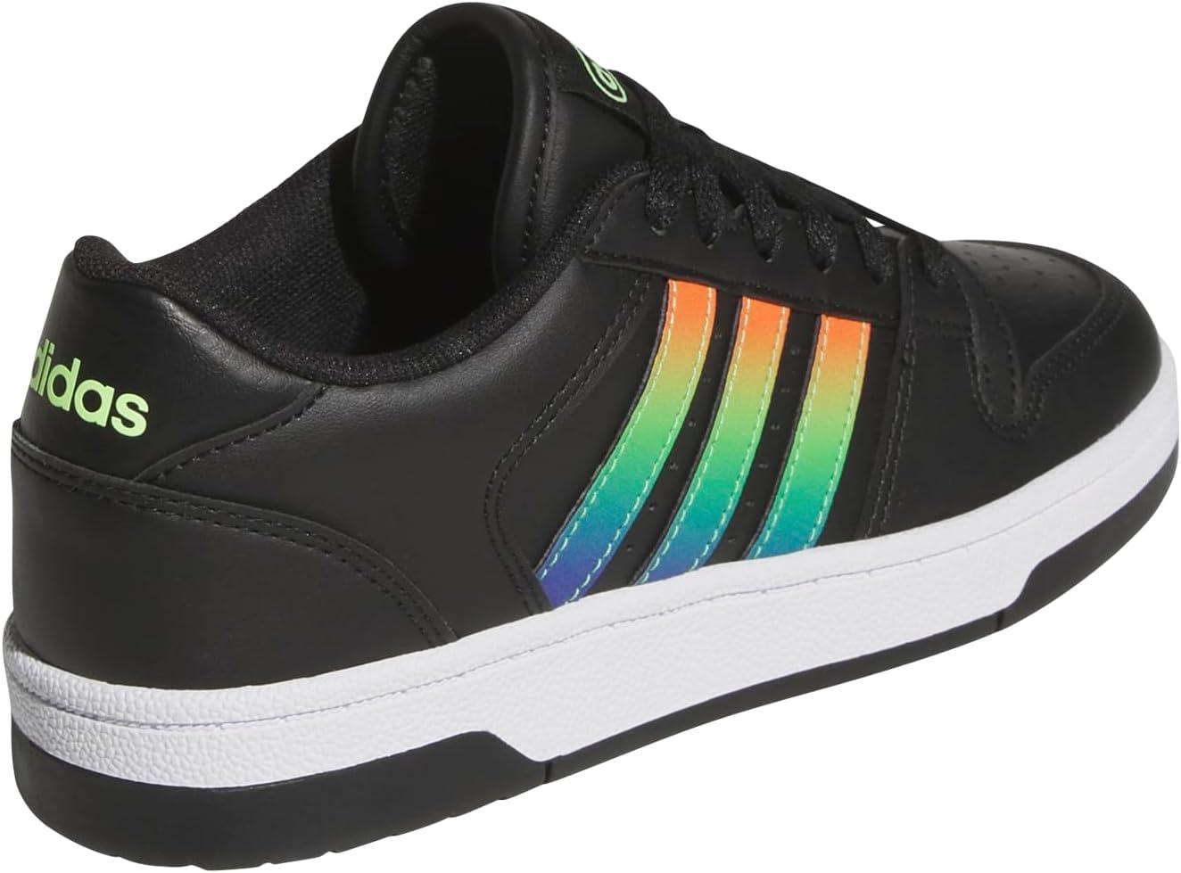 imageadidas Originals Boys Break Start Elastic Lace ShoesBlackYellowBlue Burst
