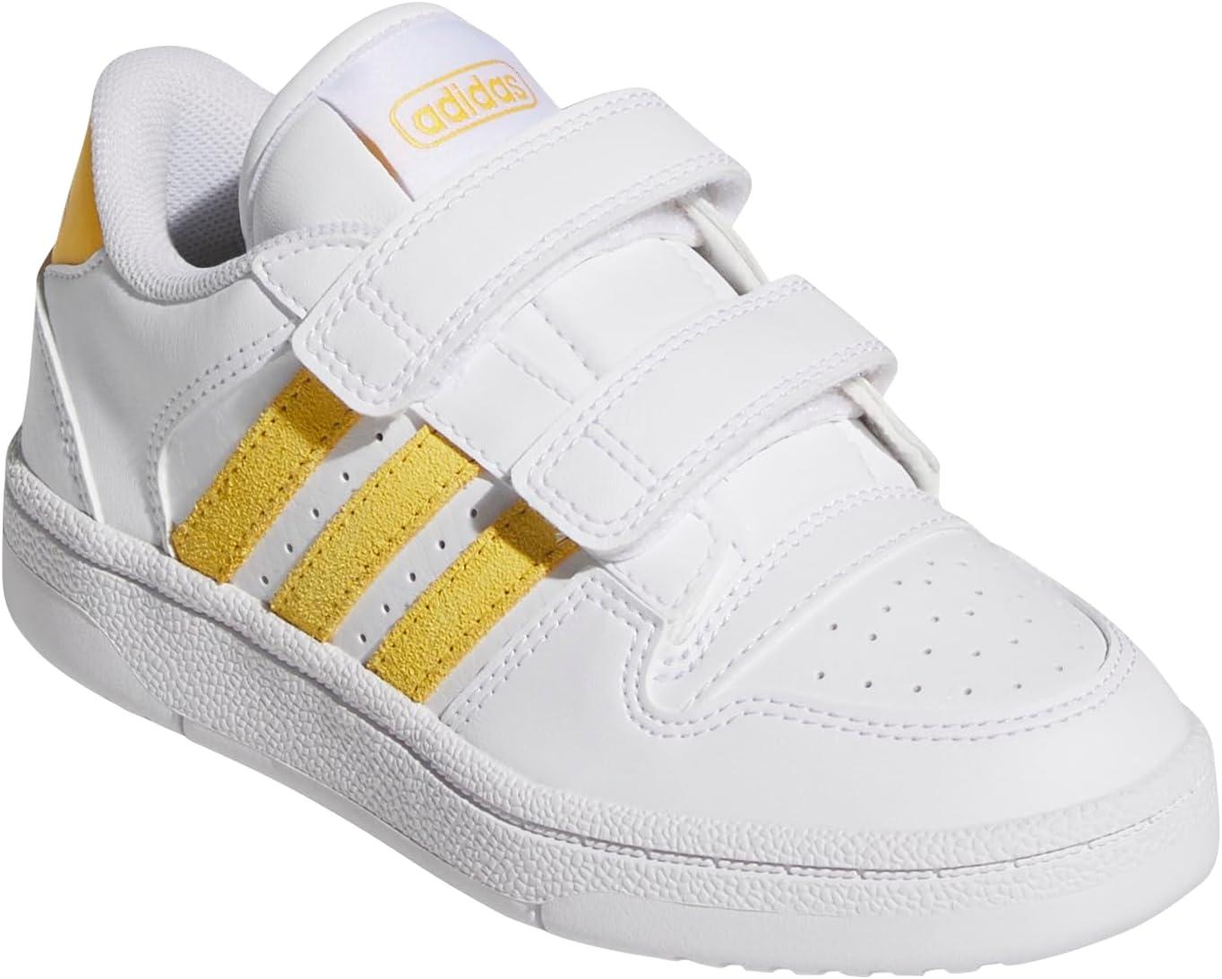 imageadidas Originals Boys Break Start Elastic Lace ShoesWhiteBold GoldWhite