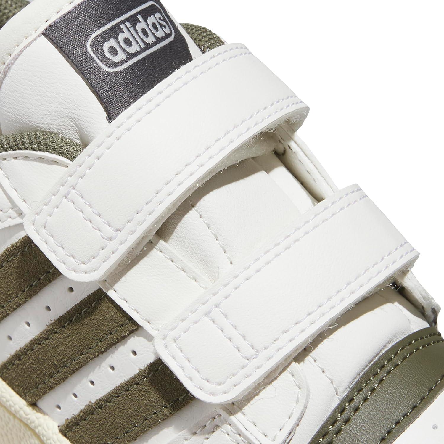 imageadidas Originals Boys Break Start Elastic Lace ShoesWhiteOlive StrataCharcoal