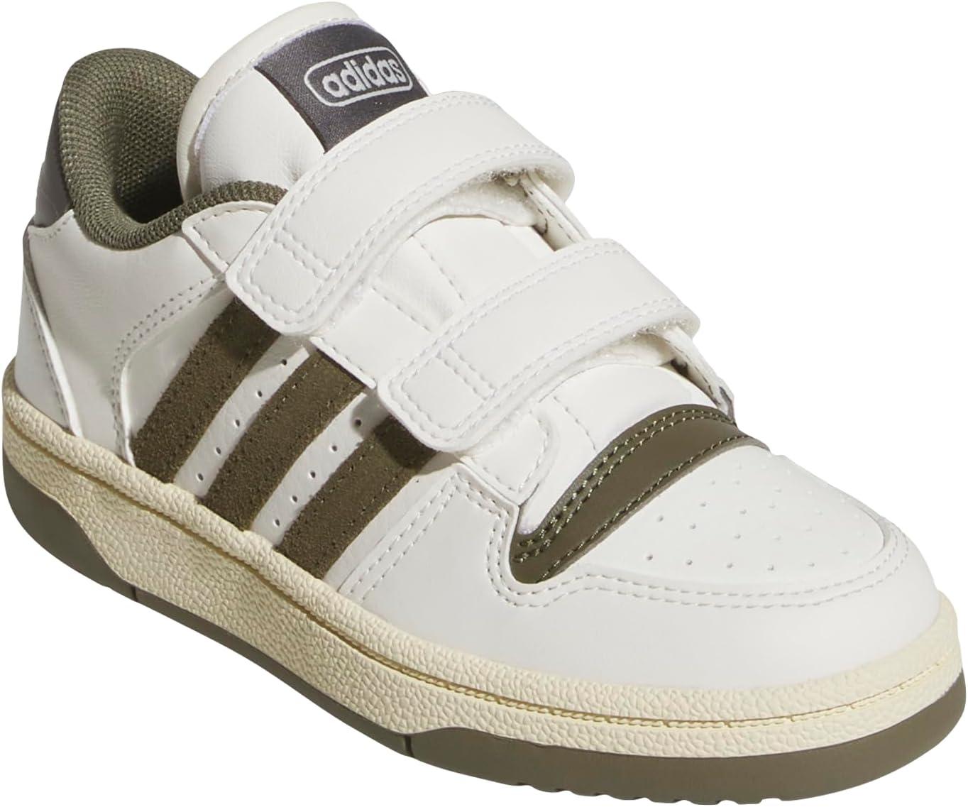 imageadidas Originals Boys Break Start Elastic Lace ShoesWhiteOlive StrataCharcoal