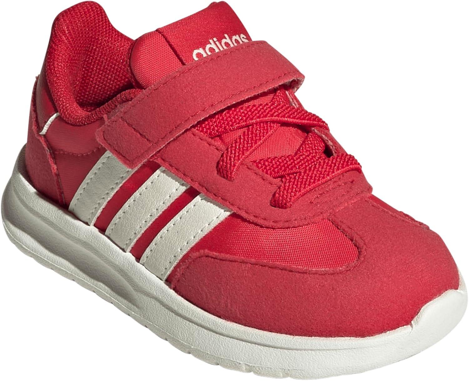 imageadidas Originals Kids Run 70s 20 Elastic Lace ShoesBetter ScarletWhitePure Ruby