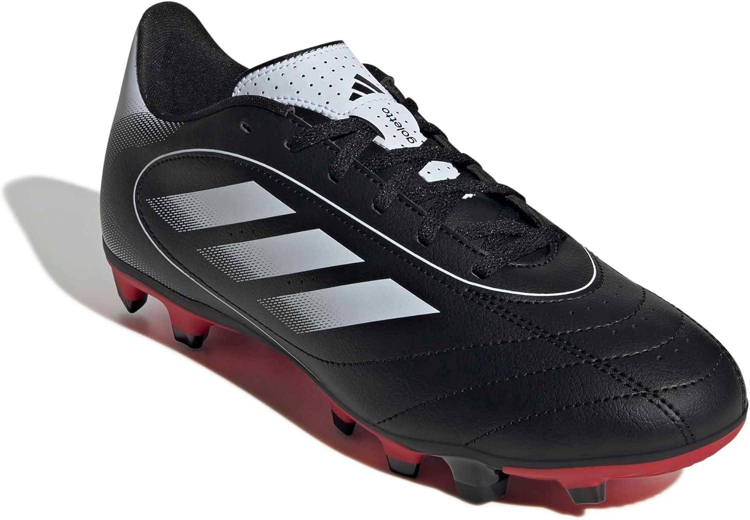 imageadidas Unisex Adult Goletto Ix Firm Multi Ground SneakerBlackWhiteBetter Scarlet