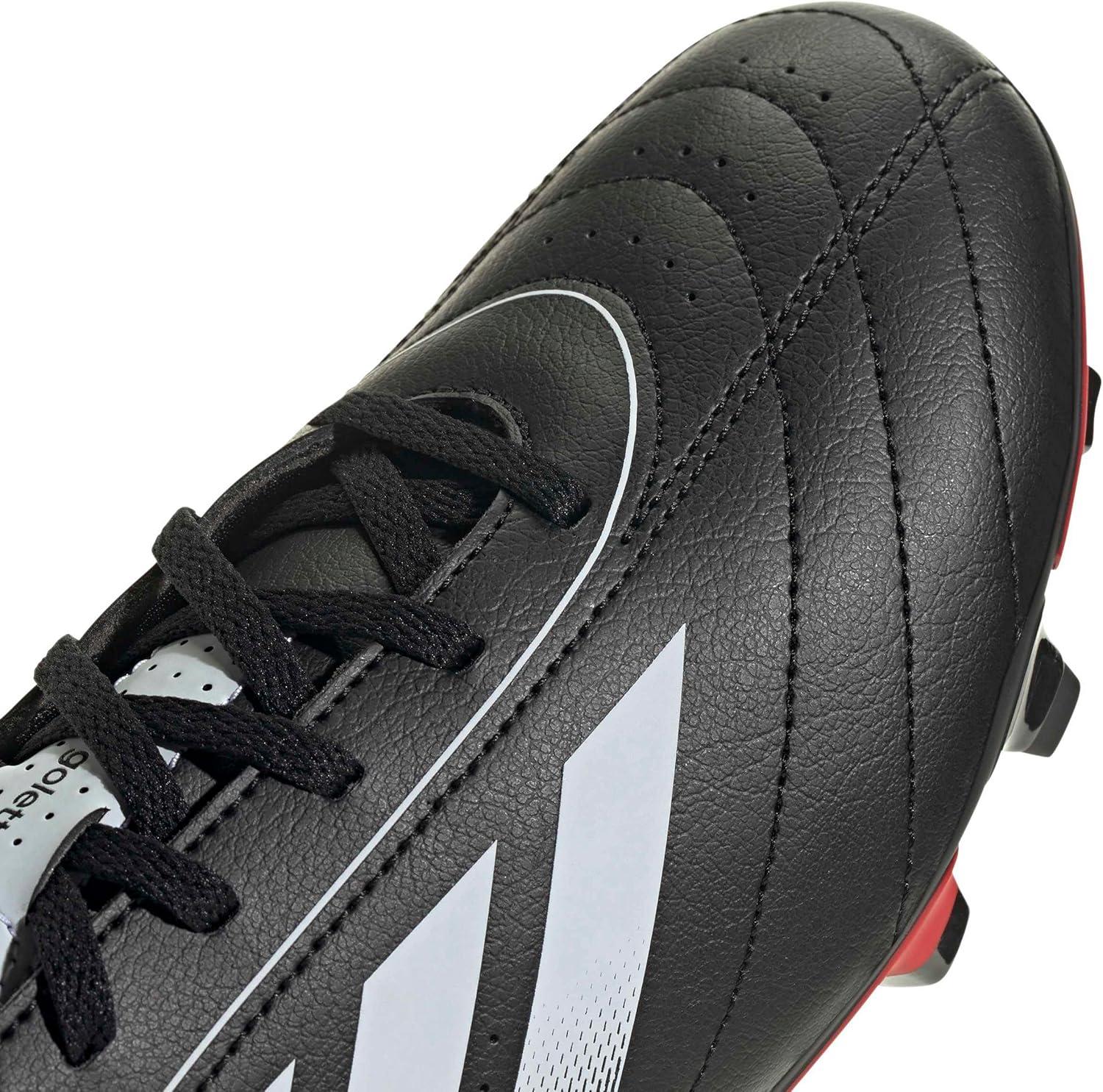 imageadidas Unisex Adult Goletto Ix Firm Multi Ground SneakerBlackWhiteBetter Scarlet
