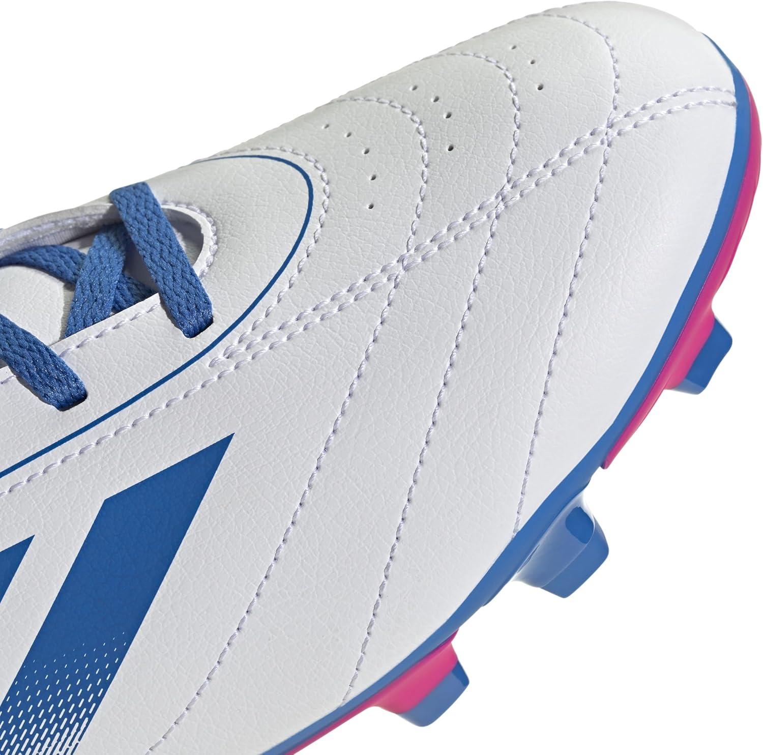 imageadidas Unisex Adult Goletto Ix Firm Multi Ground SneakerWhiteBright RoyalTeam Shock Pink