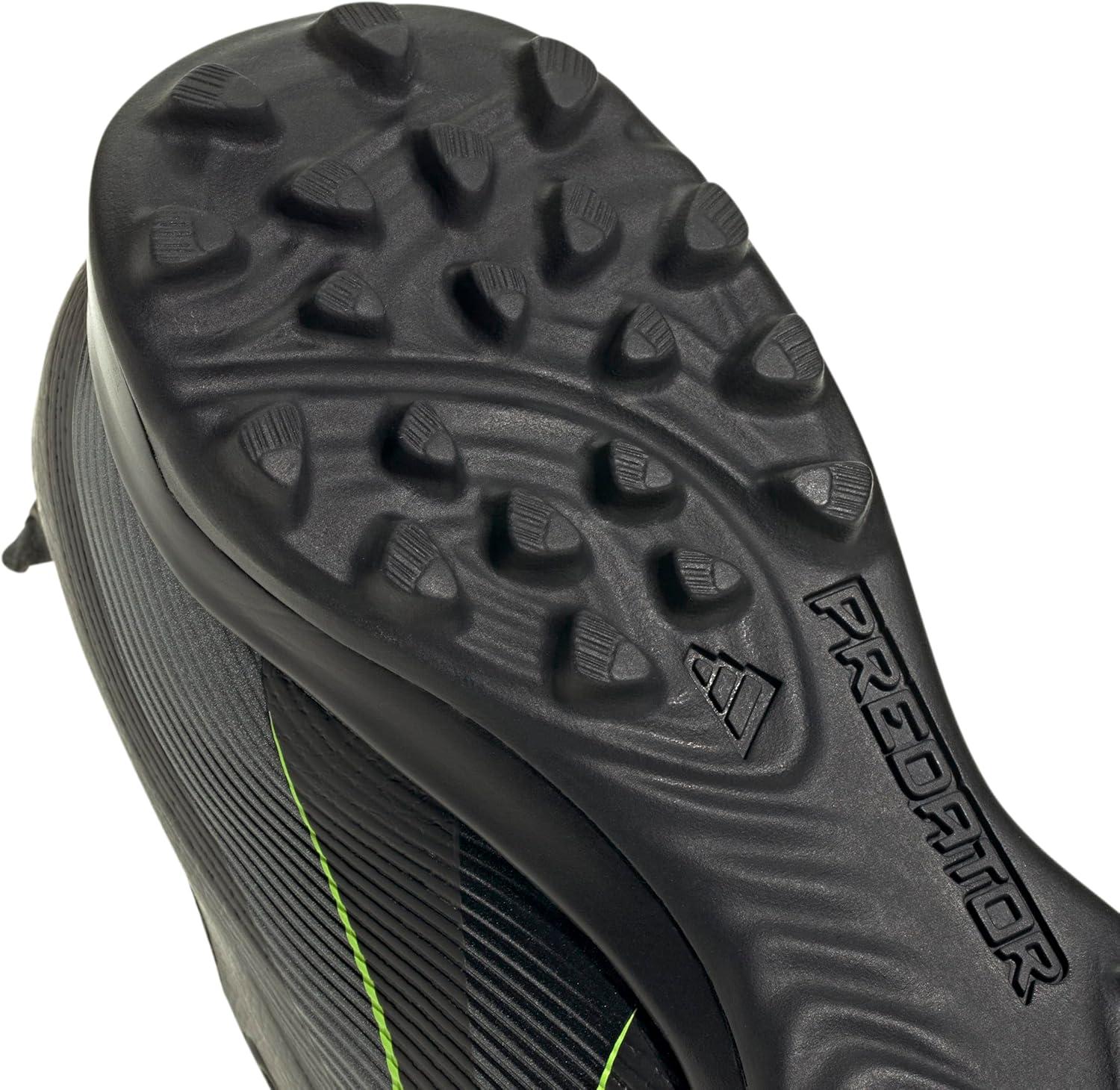 imageadidas Unisex League Turf SneakerBlackCarbonLucid Lemon