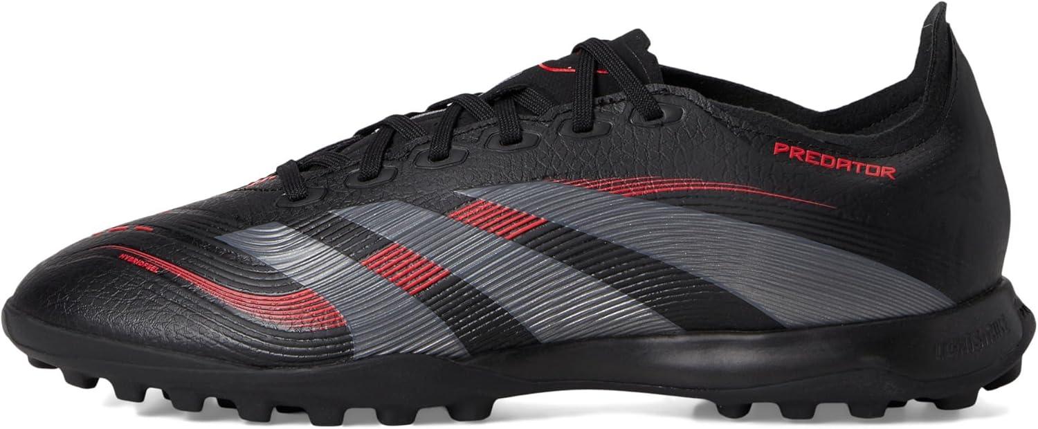 imageadidas Unisex League Turf SneakerBlackGreyLucid Red