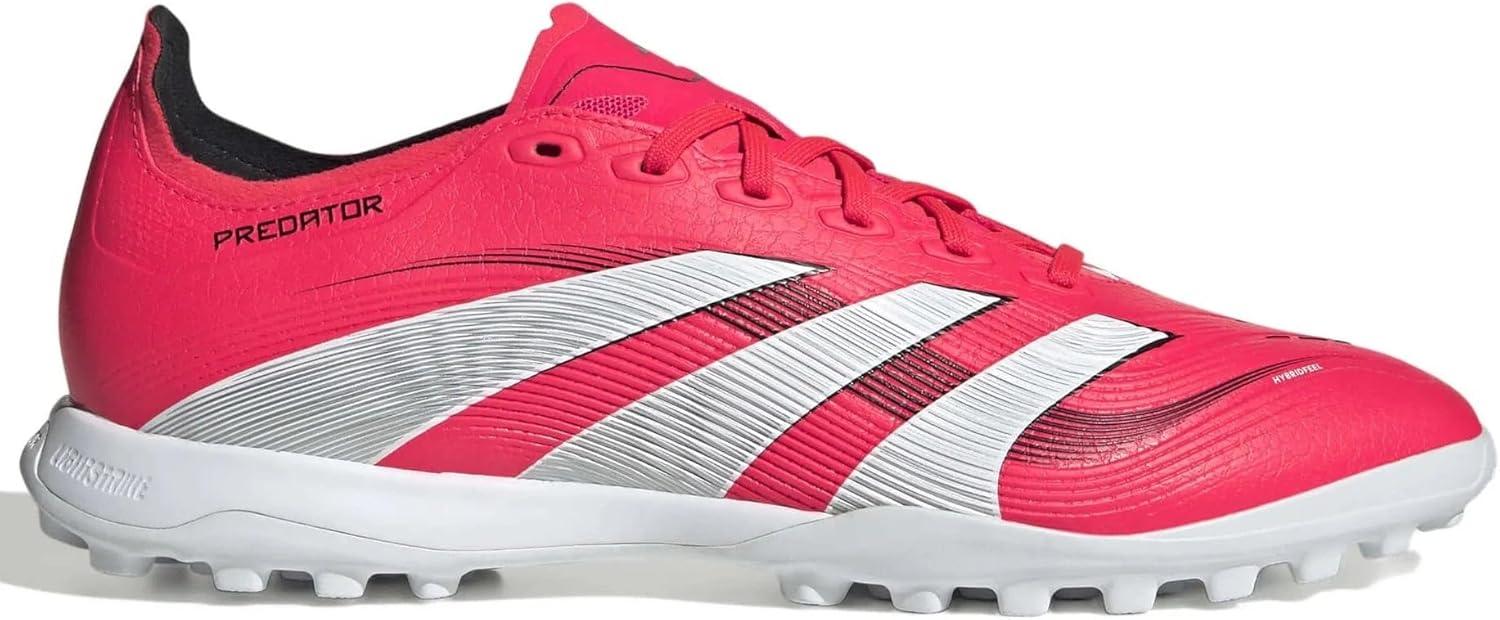 imageadidas Unisex League Turf SneakerLucid RedWhiteBlack