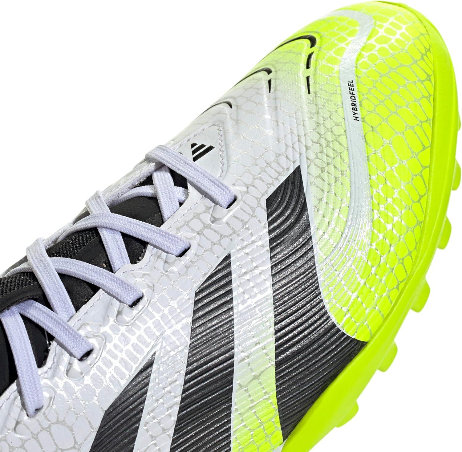 imageadidas Unisex League Turf SneakerWhiteBlackLucid Lemon