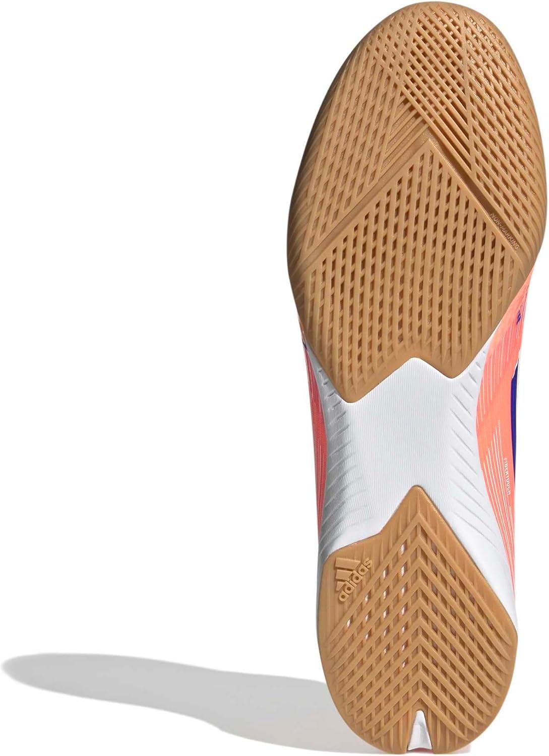 imageadidas UnisexAdult F50 League Indoor SneakerBeam OrangeLucid BlueWhite
