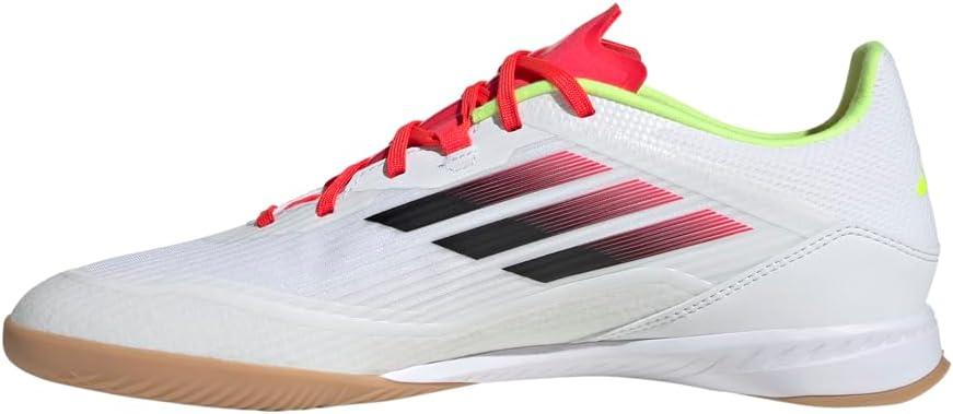 imageadidas UnisexAdult F50 League Indoor SneakerWhiteBlackSolar Yellow