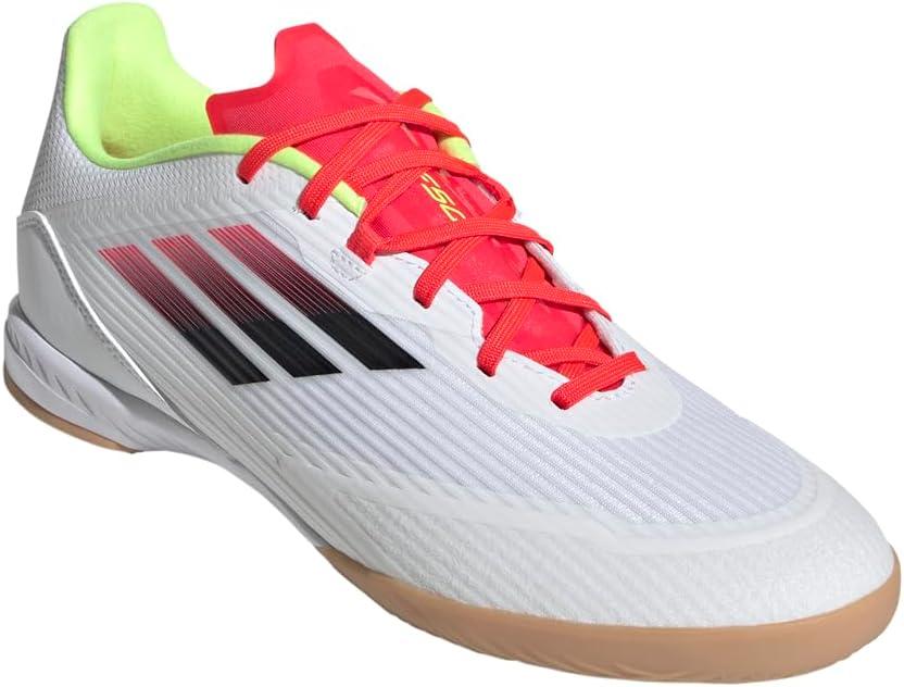 imageadidas UnisexAdult F50 League Indoor SneakerWhiteBlackSolar Yellow