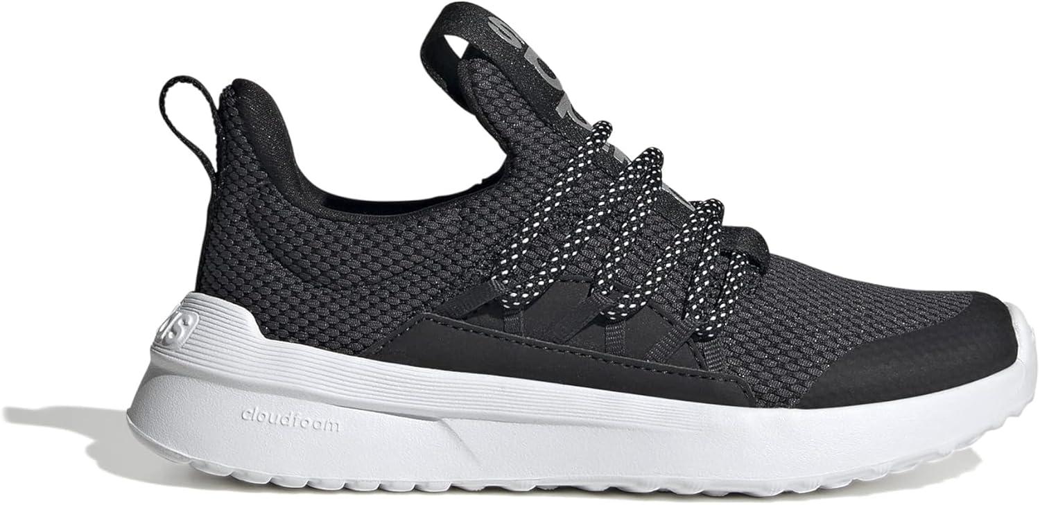 imageadidas UnisexChild Lite Racer Adapt 50 Little Big Kid Running ShoeCore BlackFtwr WhiteCarbon