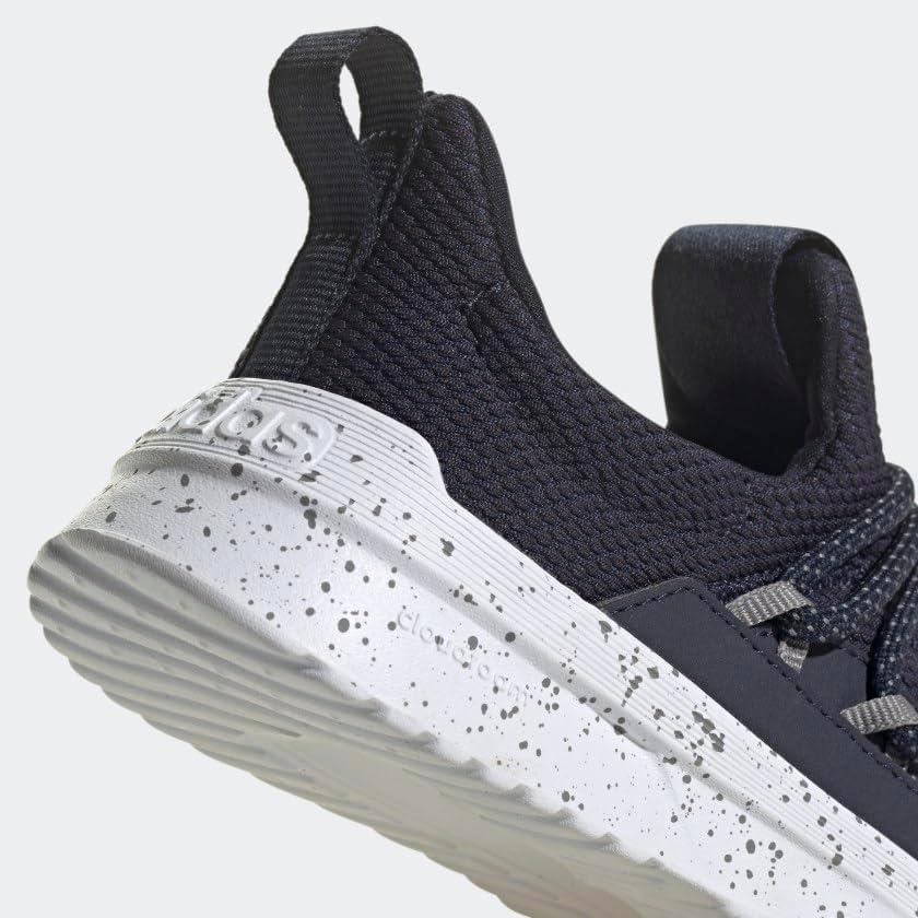 imageadidas UnisexChild Lite Racer Adapt 50 Little Big Kid Running ShoeInkShadow NavyWhite