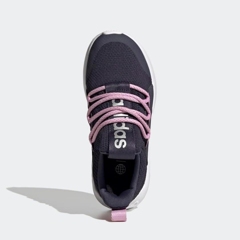 imageadidas UnisexChild Lite Racer Adapt 50 Little Big Kid Running ShoeShadow NavyInkBliss Lilac