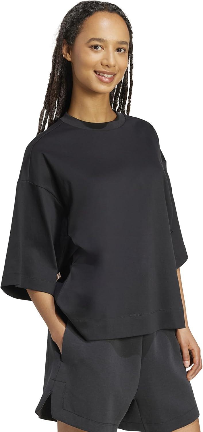 imageadidas Womens All Szn Soft Lux Loose TShirtBlack