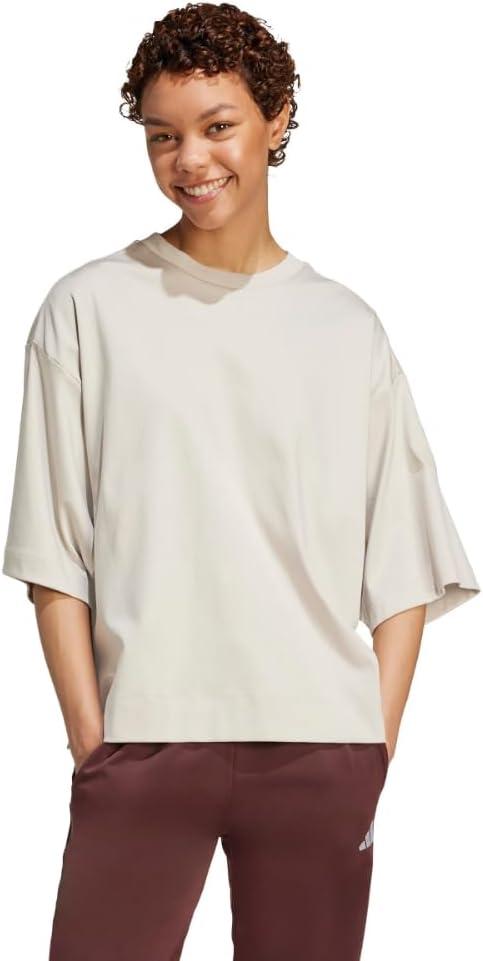 imageadidas Womens All Szn Soft Lux Loose TShirtWonder Alumina