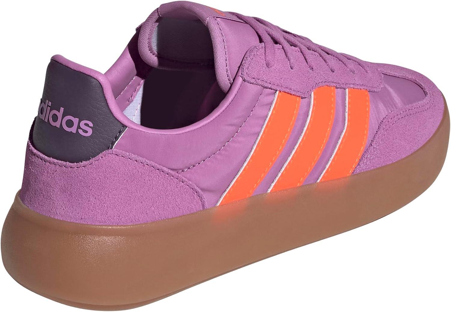 imageadidas Womens Barreda Decode SneakerPreloved PurpleImpact OrangeAurora Plum