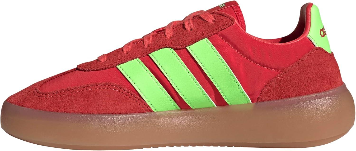 imageadidas Womens Barreda Decode SneakerPure RubyLime BurstSemi Lucid Red