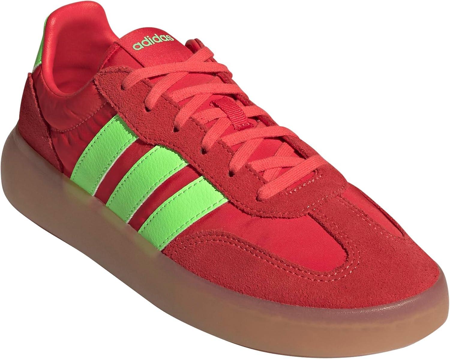 imageadidas Womens Barreda Decode SneakerPure RubyLime BurstSemi Lucid Red