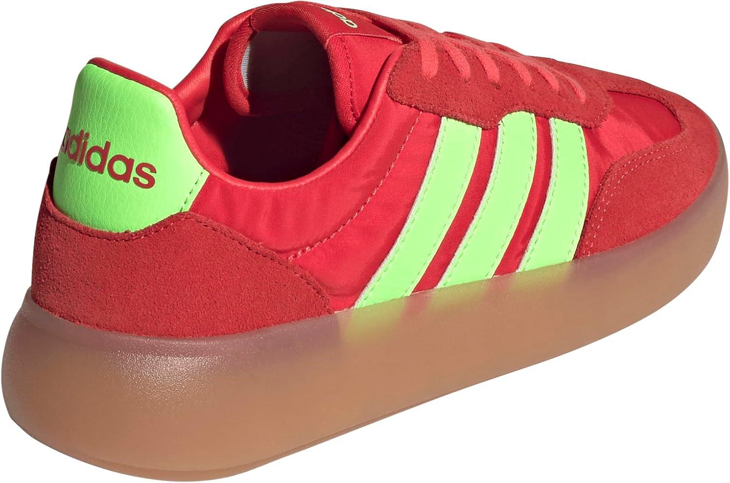imageadidas Womens Barreda Decode SneakerPure RubyLime BurstSemi Lucid Red